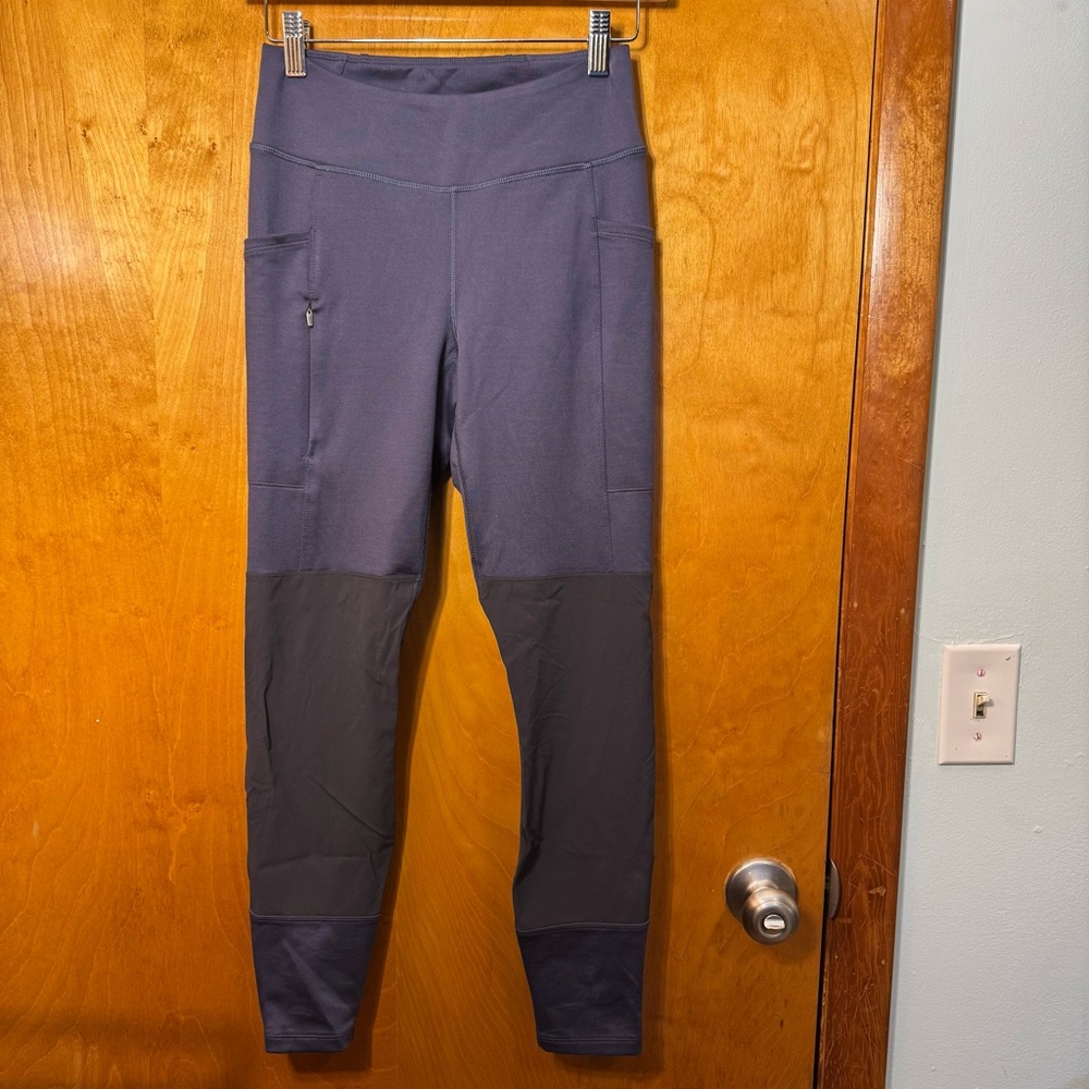 NWOT Patagonia Women's Pack Out Hike Tights XSmall - Smolder Blue